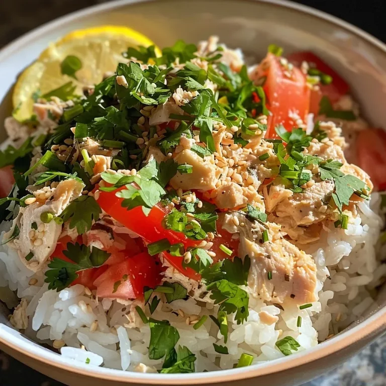 Quick & Flavorful Tuna Rice Bowl: Your New Favorite 20-Minute Meal Tuna Rice Bowl (Easy Mediterranean Recipe in 20 Minutes)