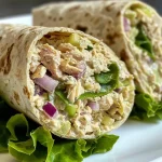 Tuna Wrap with Greek Yogurt, Celery, and Red Onion Recipe