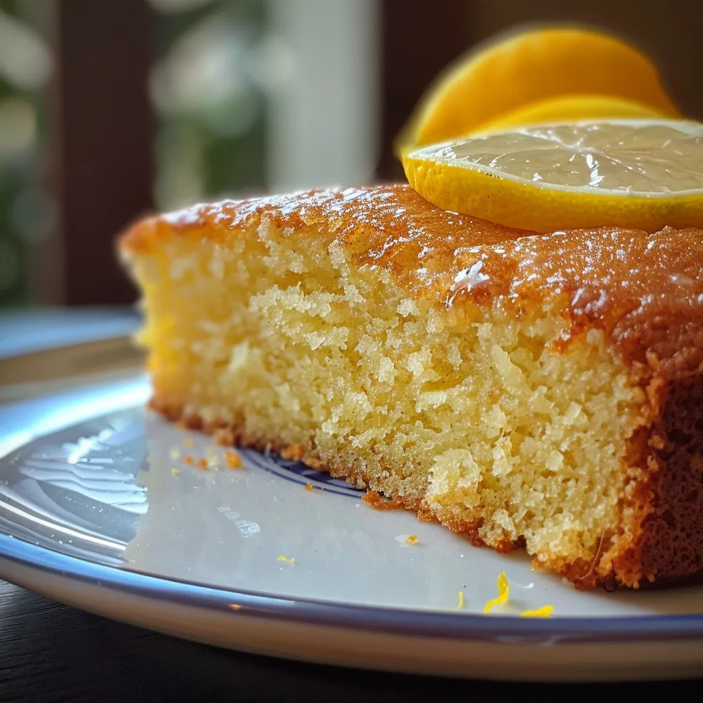 Healthier Lemon Olive Oil Cake